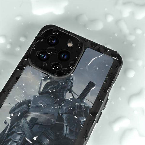 DC Comics Arkham Origins Deathstroke iPhone 15 Pro Waterproof Case